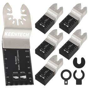 Kt-osb050pbm Keentech 50pcs Bi-metal Oscillating Tool Blade For Wood And Metal General Purp