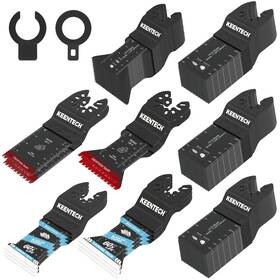 Kt-osb100pmx Keentech Oscillating Tool Blades 100 Pcs For Wood Metal Plastic Drywall Quick Release