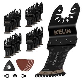 Arc-jp-001 Kelin 20pcs Arc Edge Multitool Blades Kit With Japanese Tooth Oscillating Too