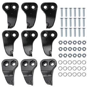 Keromgder Gj-0105 9pcs Carbide High Speed Cutting Teeth Compatible With Dk2 Stump Grinder Model
