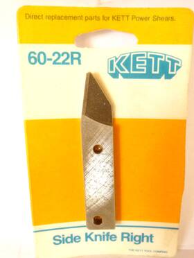 60-22r Kett 014848602227 New Side Knife Right For Power Shears Cutter Blade