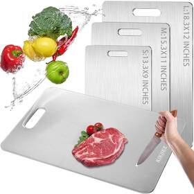 Kikiike 768517409814 Titanium Cutting Board 2025 New Upgrade 100% Pure Boards For
