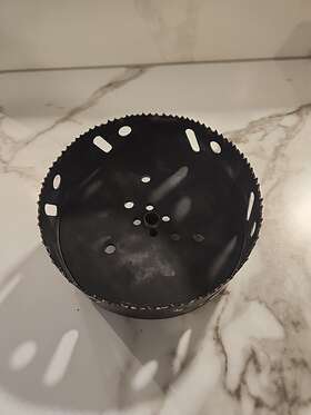 Klein Tool 092644319006 Spyder Tools Bi-metal Hole Saw 6-3/8 Inch 162mm Used With Scratches