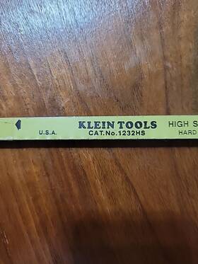 32tx12 Klein Tools 1032c In Hacksaw Usa High Speed Steel Hard Teeth Flex