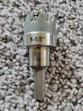 31856 Klein Tools 1-1/8 Inch Carbide Hole Cutter