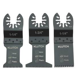 5858321 Klutch General Purpose Oscillating Cutting Set 3-pc