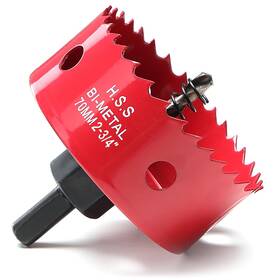 Xzz-2s Kwesor Kaikongq01-70mm #xzz-2s Hole Saw 2-3/4 Inch Hss Bi-metal Cutter With 70 Mm Cutting Depth For Cu