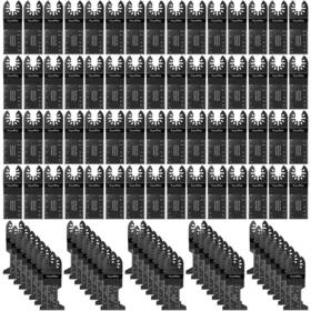 Kyoffiie 736385998969 100 Pcs Oscillating Tool Blades Quick Release Multitool For Wood And