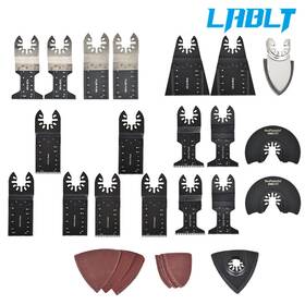 Om263115oc Lablt 40 Oscillating Tool Accessories Kit Quick Release Saw Blades With Sandpaper