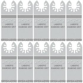 Jgs-dp10b Labofic 10pcs Diamond Oscillating Blades Flush Cut Grout Multi Tool Blad