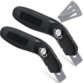 Hiu-lasnten-2743 Lasnten 2 Pieces 6 Blades Utility Carpet Knife Cutting Heavy Duty C... Fast Ship