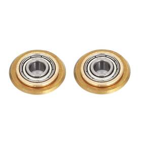Ldexin 704795136257 2pcs Titanium Coated Tile Rotary Ball Bearing Cutting Wheel Replacement Carbi