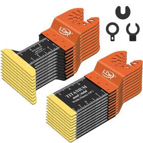1023l Ldk 20pcs Titanium Oscillating Saw Blades Universal Multitool For Metal
