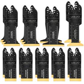 Leiluo 608571237322 20 Piece Titanium Multitool Blade Set Extra Longer And Wider Oscillating