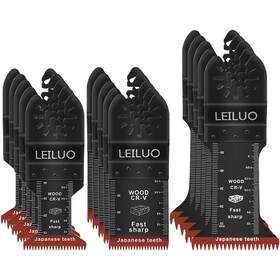 Leiluo 608571237377 15pcs Oscillating Saw Blades Japanese Teeth Multi Tool Blade Fast Cutt