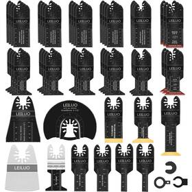 Leiluo 608571237469 55-piece Oscillating Multitool Blades Kit For Wood Nails Drywall Cutti