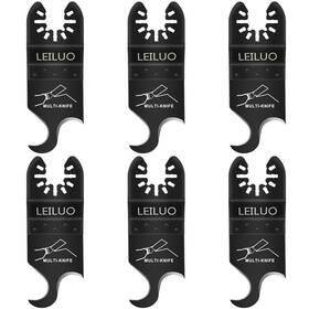 Tl063 Leiluo 6 Pcs Oscillating Multi Tool Hook Knife Blade For Carpet Roof Shingles
