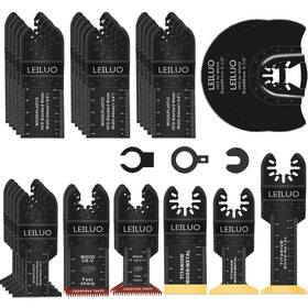 Tl32bn Leiluo 32 Pcs Multitool Blade Kit For Wood Nails Japanese Tooth Oscillating S