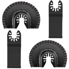 Tl4hn Leiluo 4pcs Black Large Size Diamond Oscillating Multi Tool Blades For Grout Removal