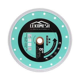 Le1-cb-008104 Lekomesh 8 Inch Tile Blade - Diamond Saw Cutting Disc Wheel With X Mes... Fast Ship