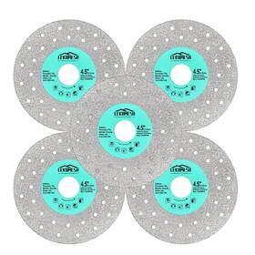 Le1-kh-045103-e05 Lekomesh Rock Slab Grinding Disc - 4.5 Inch Glass Cutter 5pcs Granite Cutting