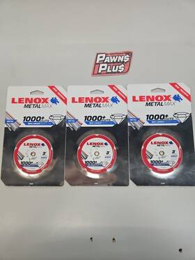 1972918 Lenox Lot Of 3 Tools Metalmax Diamond Edge Cutoff Wheel Inch X 3/8
