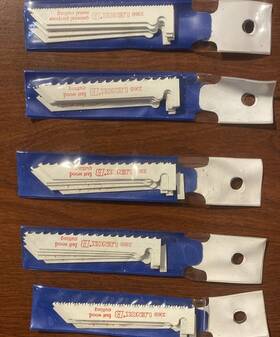 1991575 Lenox Lot Of 25 Wood Cutting Jigsaw Blades 3 3/8 Inch Edp 20725 336b 6 Tooth 80mm New