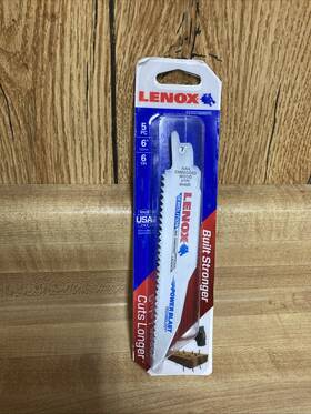 203706066r5 Lenox 5pc 6066r 6 Inch Tpi Demolition Recip Bi-metal Saw Blades New