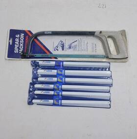214he Lenox Lot Of 60 24tpi Bi-metal 12 Inch Hacksaw Blades With Eclipse Saw