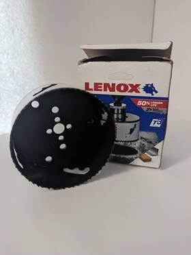 3007272l Lenox Tools 4-1/2 Inch Bi-metal Speed Slot Hole Saw With T3 Technology Used Once