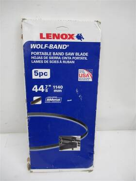 8009938pw14185 Lenox 44-7/8 Inch X 1/2 .020 Portable Bandsaw Blades Pk 5