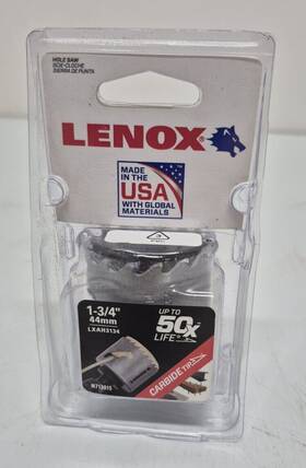 Lenox 885911629638 1-3/4 Inch Carbide Tipped Hole Saw Drill Usa