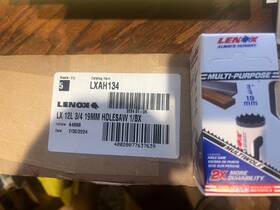 Lxah134 Lenox 5 3/4 Inch 19mm Bi-metal Non Arbored Hole Saw Multi Purpose