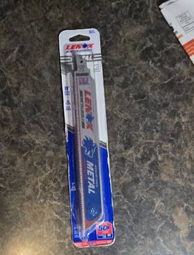 Lxar911oct Lenox Metalwolf 9 Inch Bi Metal Carbide Tip Reciprocating Saw Blades 10 Tpi Sawzal