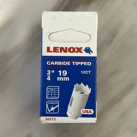 3021212ct Lenox Tools Carbide Tipped Holesaw-12ct 3/4-inch Or 19mm