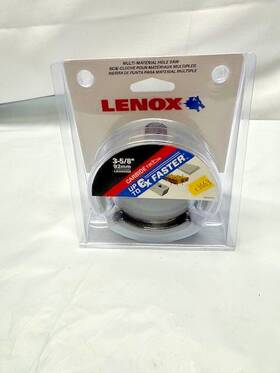 Lxah4358 Lenox Tools 3-5/8 Inch Carbide Hole Saw New