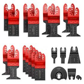 A236-22 Litorange 22pcs Oscillating Saw Blades Professional Wood/metal/plastic Universal Multi