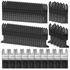 Mswkx-fpsf-cf3760 Littlegrass 60 Pack Professional Upgrade Wood/bi-metal Oscillating Saw Blades Universal Q