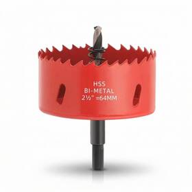 Lt004 Lootools 2.5 Inch 2-1/2 64mm Bi-metal Hole Saw With Arbor Heavy Duty Cutter