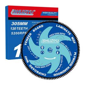 Shuziyu-305-a25-120t-th Lshuziyu 12 Inch 305mm -120t Super Thin Kerf 0.087 Arbor 1 Anti-stick Coati... Fast Ship