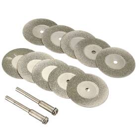 43239-41223 Lukcase Diamond Cutting Wheel Cut Off Discs Coated Rotary Tools With Mandrel 22mm For Dr