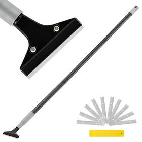 Luvenia Luveniaguadao911 Heavy-duty Floor Scraper 4-inch Razor Blade Tool 36-inch Long Handl