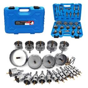 64ftftto Lyxuan Tct-27pc 27pcs Hole Saw Kit With Drill Bits 33/64ftftto 3-15/16ftftcarbide Fo