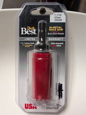 335328 M K Morse 1-1/16 Inch Bi-metal Self-arbored Hole Saw Mk Do It Best