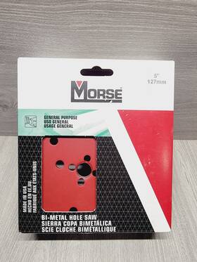 Mhs80 M. K. Morse M.k. 5 Inch 127mm Advanced Bi-metal Hole Saw - No Arbor 1-15/16
