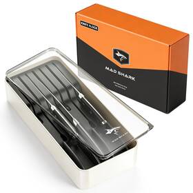 Djdz808 Mad Shark 2-in-1 Detachable Knife Block And Silverware Organizer Drawer
