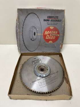 12-060 Magna Vintage Magna/shopsmith Precision Adjustable Dado Blade With Original Box