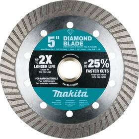 Makita 088381557320 5 Inch Diamond Blade Turbo Hard Material