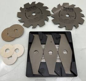 191543-4 Makita 6 Inch Dado Head Set 1/8-1/2 Wide 5 Pc 5/8 Arbor 4800 Rpm