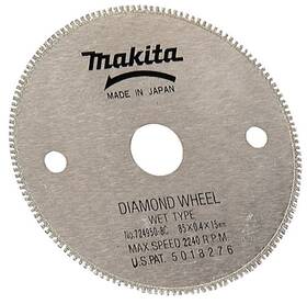 724950-8c Makita 3-3/8in Wet Cut Diamond Blade With 15 Mm Arbor For Tile Or Glass